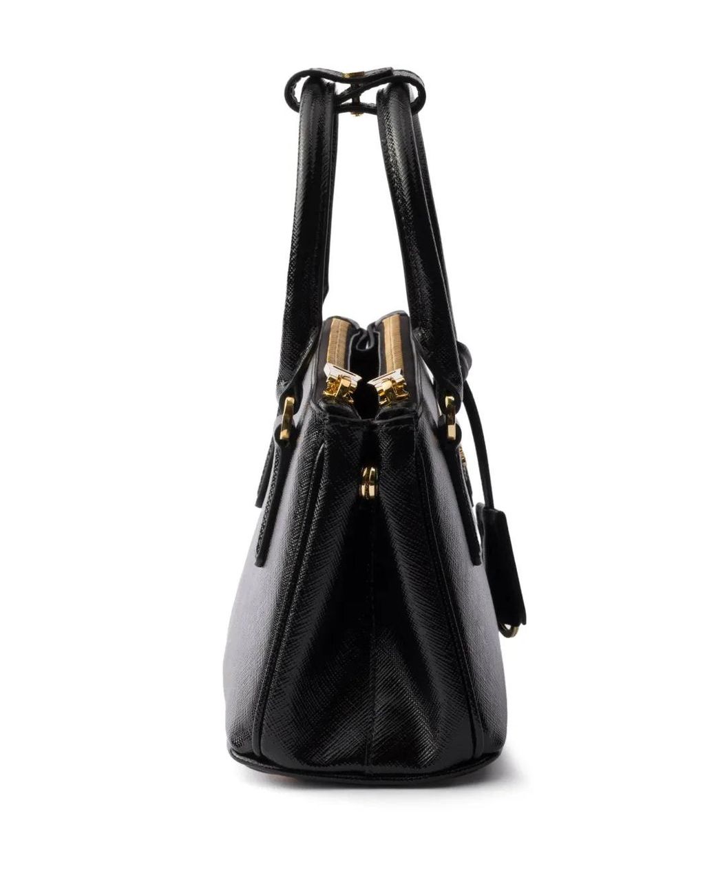 Prada Black Mini Galleria Leather Tote Bag
