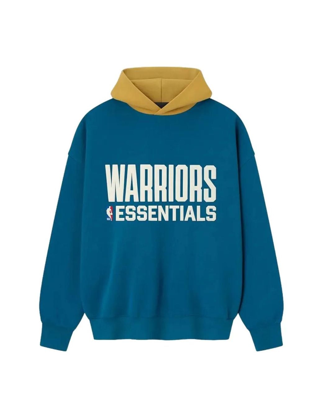 Fear Of God Blue Hoodie X Nba Golden State Warriors À Colour Block for men