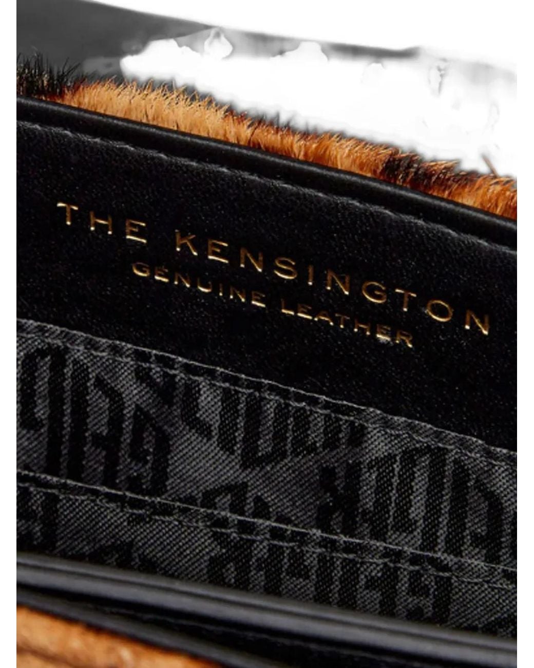 Kurt Geiger Metallic Kensington Tiger-Print Shoulder Bag