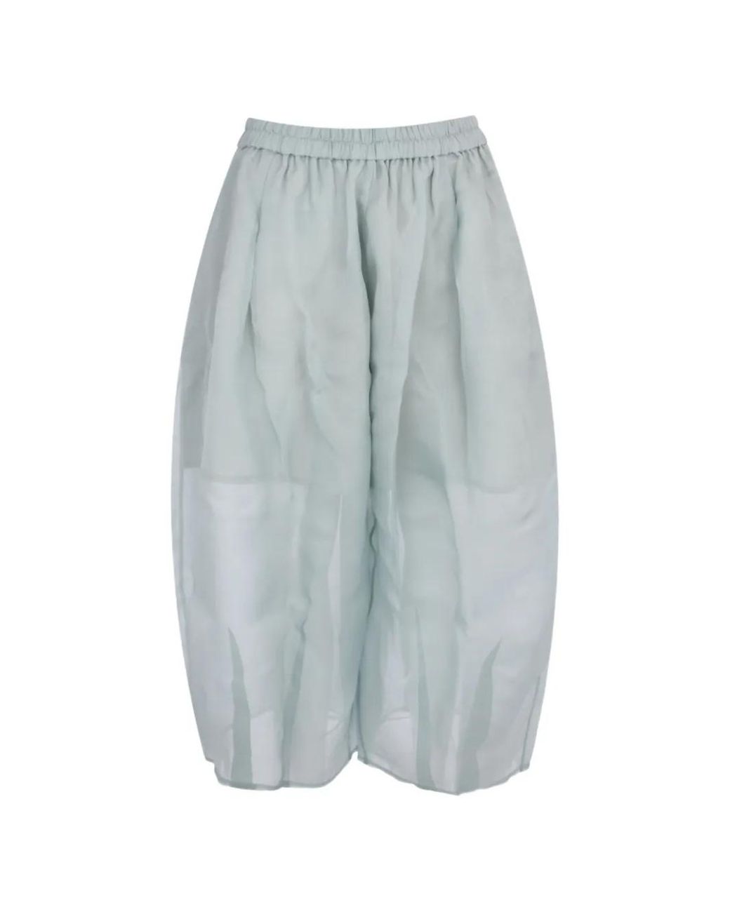 Biyan Blue Pantalon À Taille Élastiquée