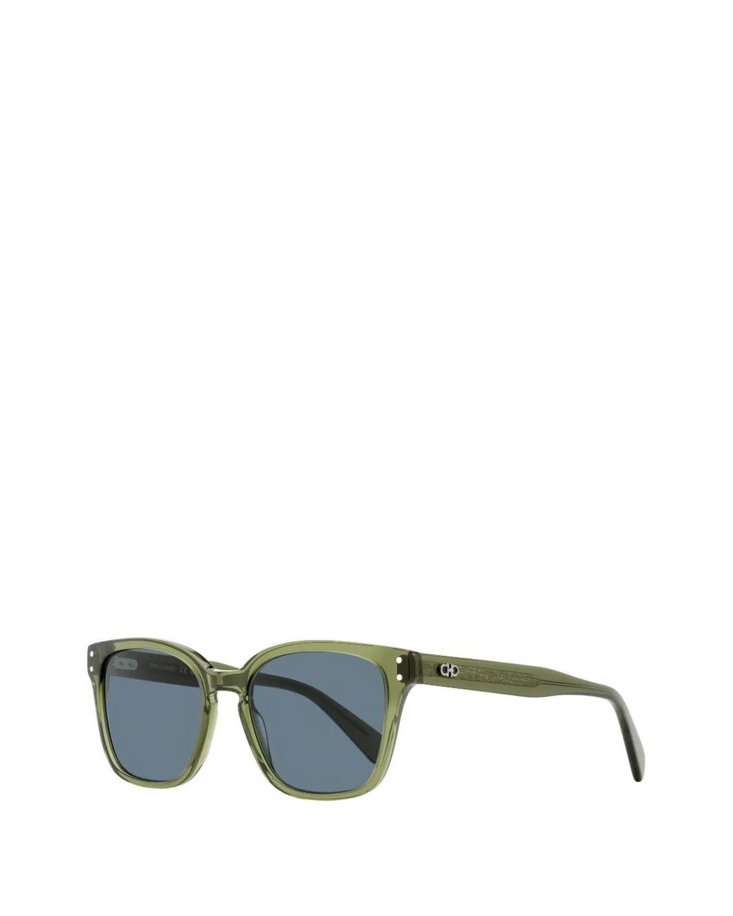 Ferragamo Eyewear Blue Lunettes De Soleil À Monture Rectangulaire for men