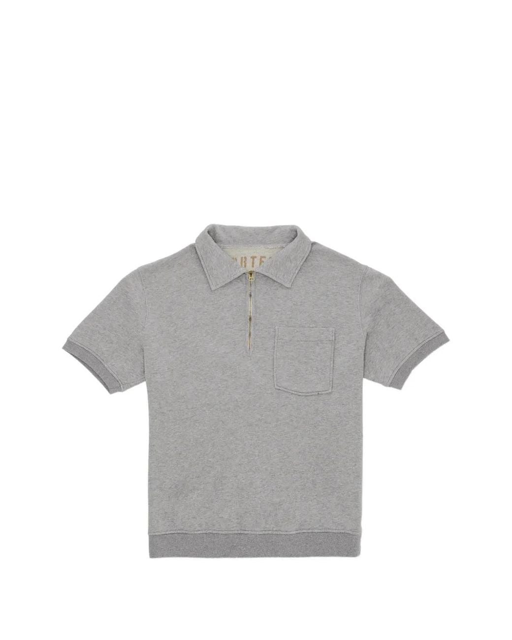 Fortela Gray Yalepm Short-Sleeve Polo Shirt for men