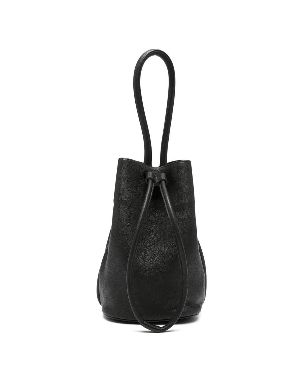 Uma Wang Black Drawstring Bucket Bag