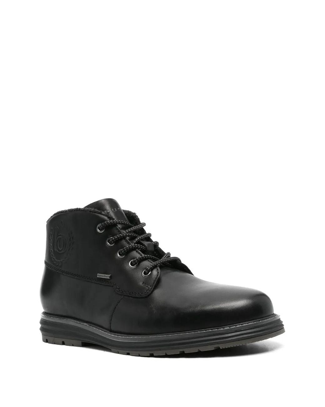 Bugatti Black Pako Evo Leather Boots for men
