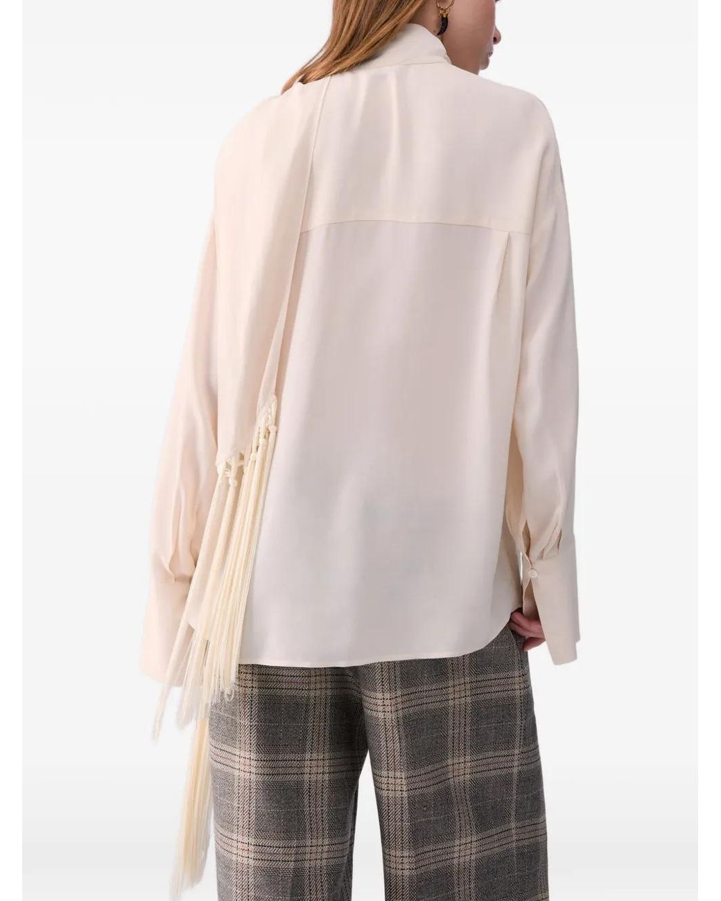 Liu Jo Pink Shirt With Scarf