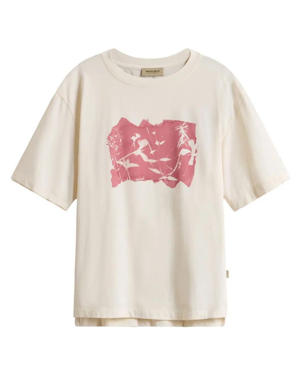 Woolrich White Graphic-Print T-Shirt