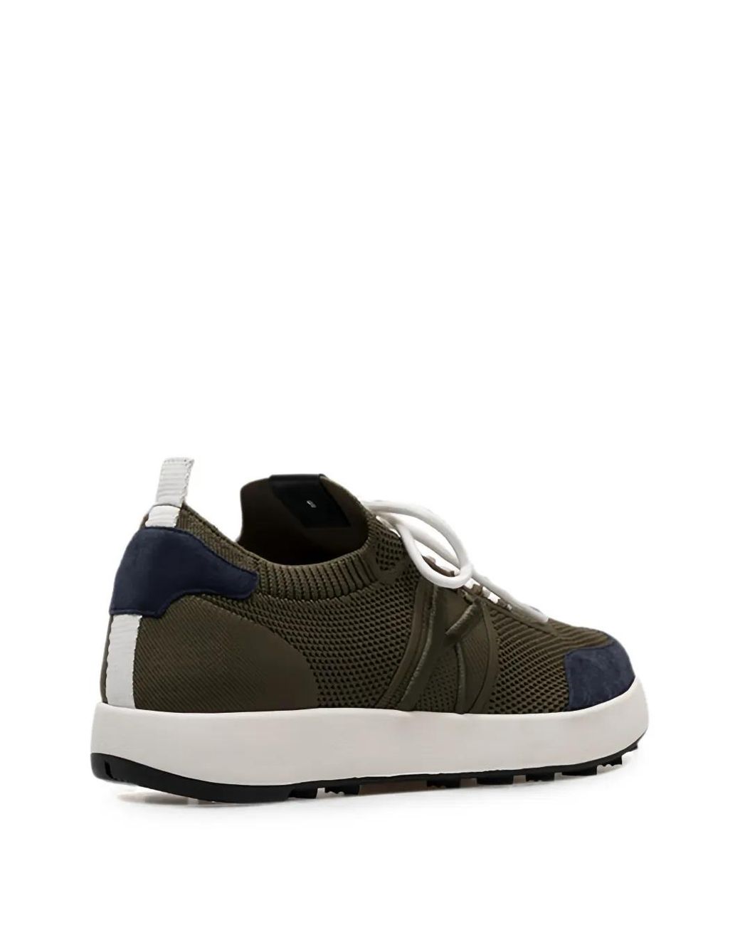 Kiton Gestrickte Sneakers Mit Einsatz in White für Herren