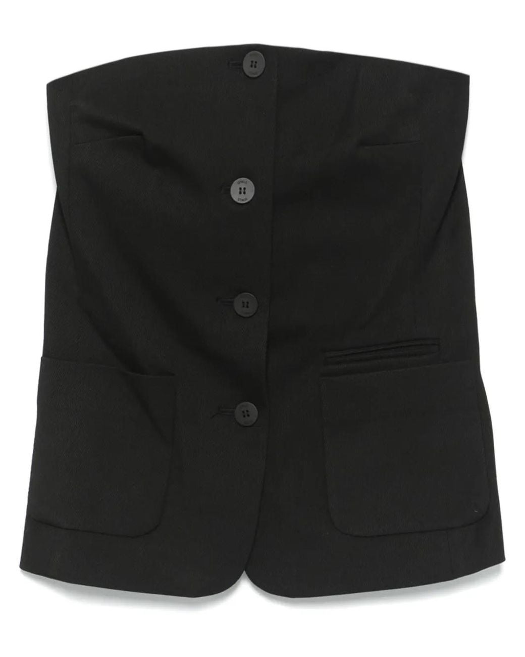 Staud Top Met Print in het Black