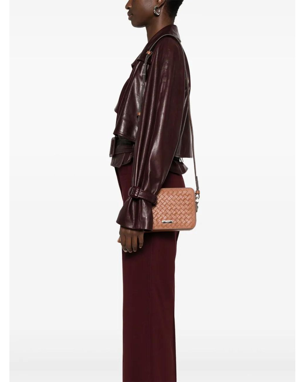 Aspinal Brown Camera Crossbody