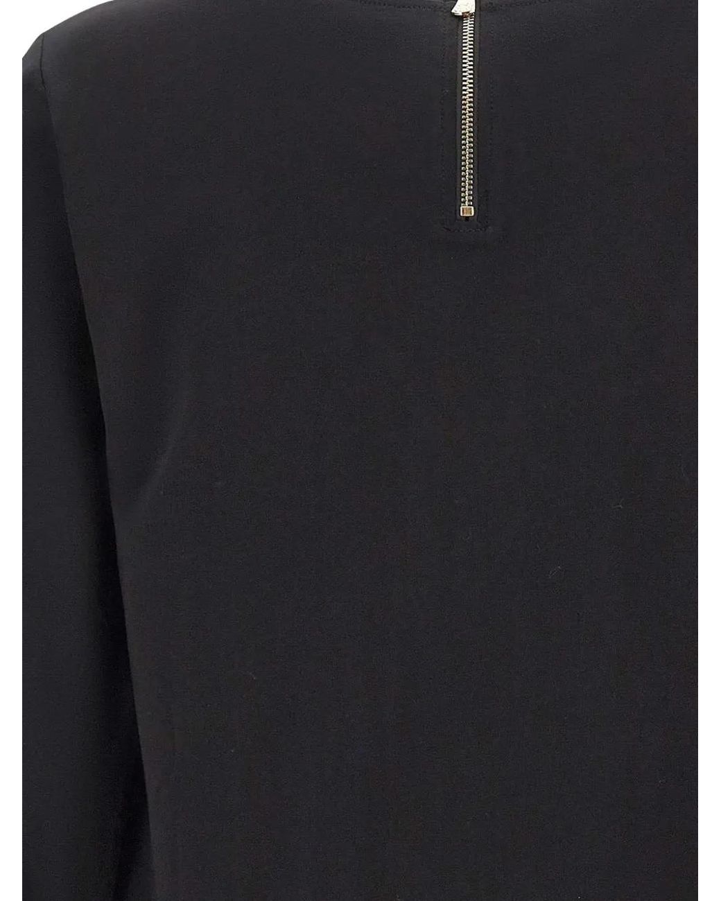 Elena Miro Blue Sequin-Embroidered T-Shirt