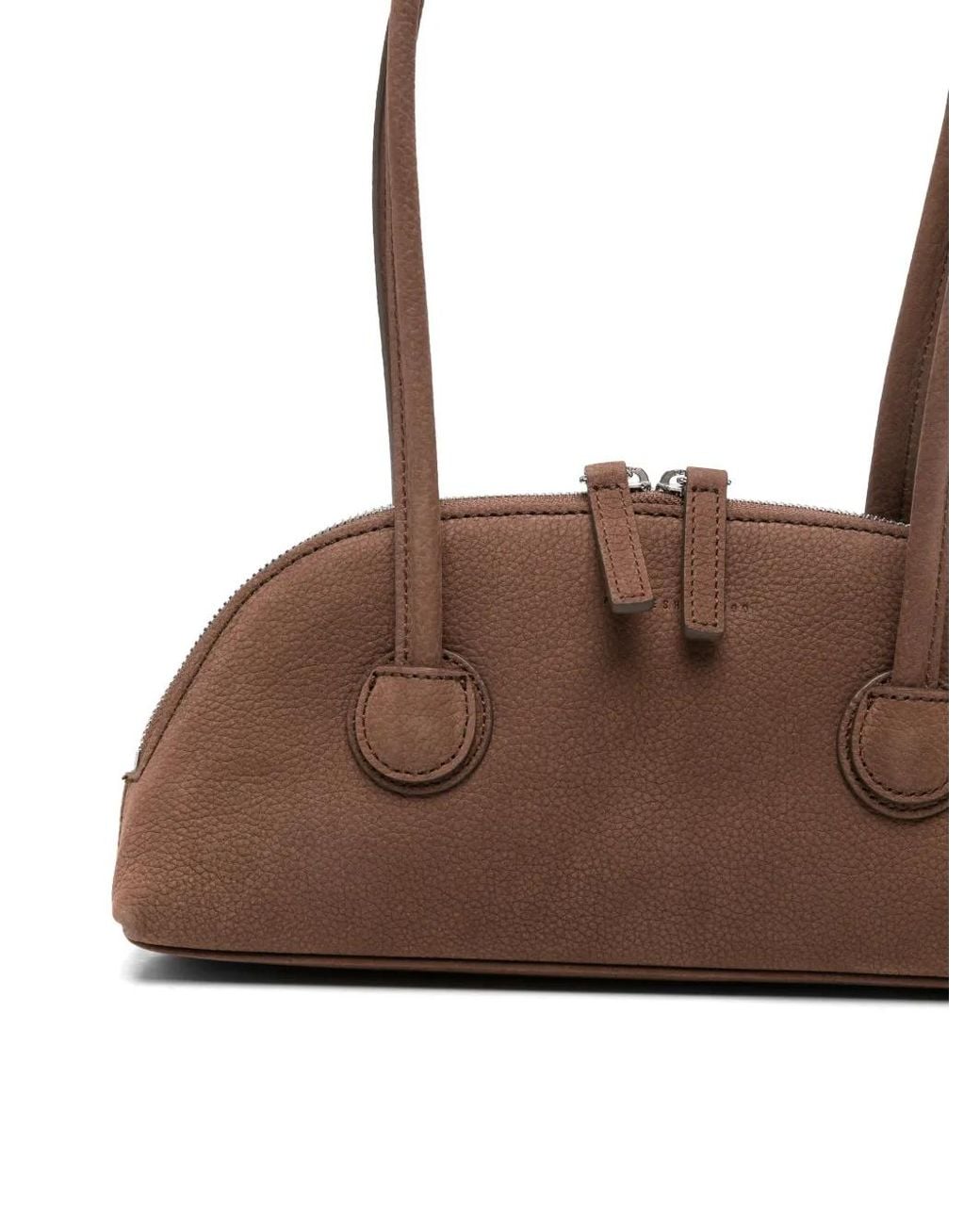 MARGE SHERWOOD Brown Bessette Leather Shoulder Bag