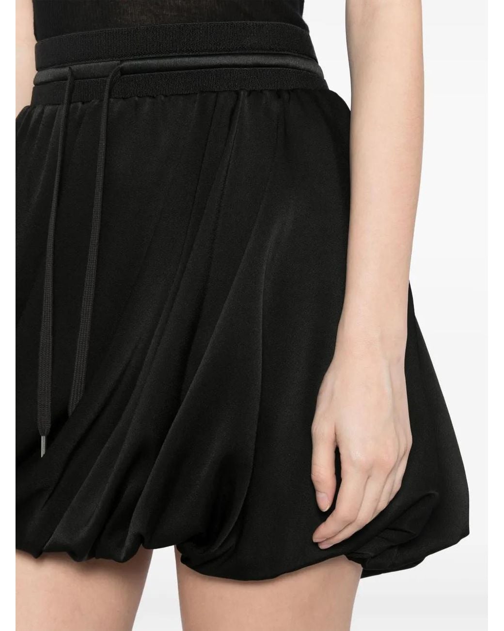 Helmut Lang Black Bubble Skirt
