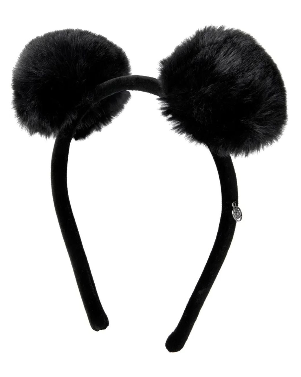 Maison Michel Black Heidi Headband