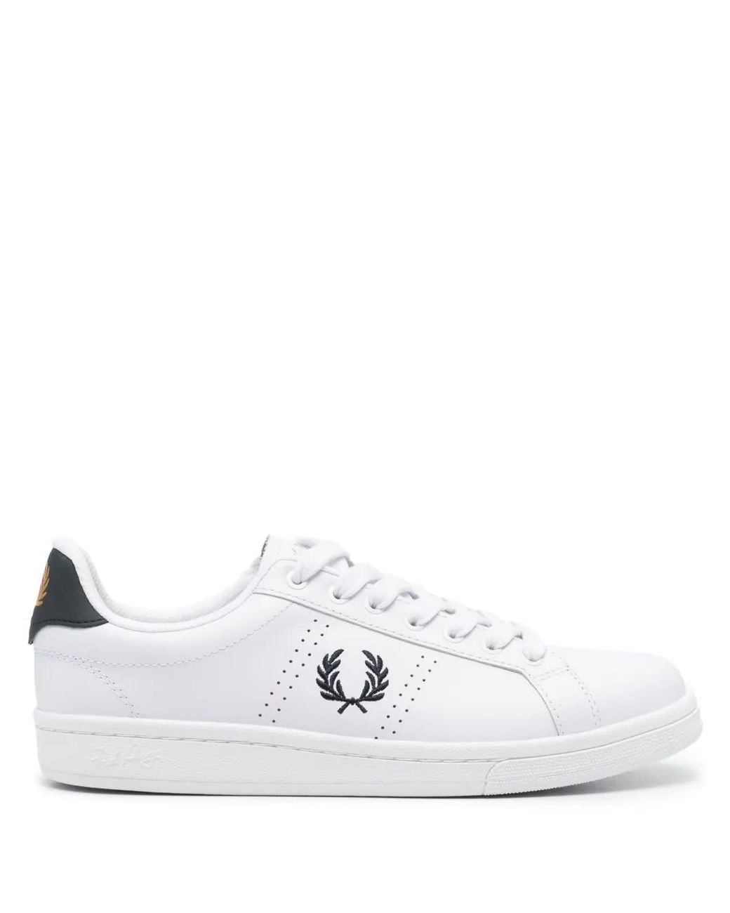 Fred Perry White B721 Leather Sneakers for men
