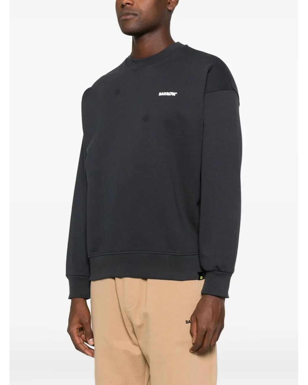 Barrow Blue Crew Neck Sweatshirt