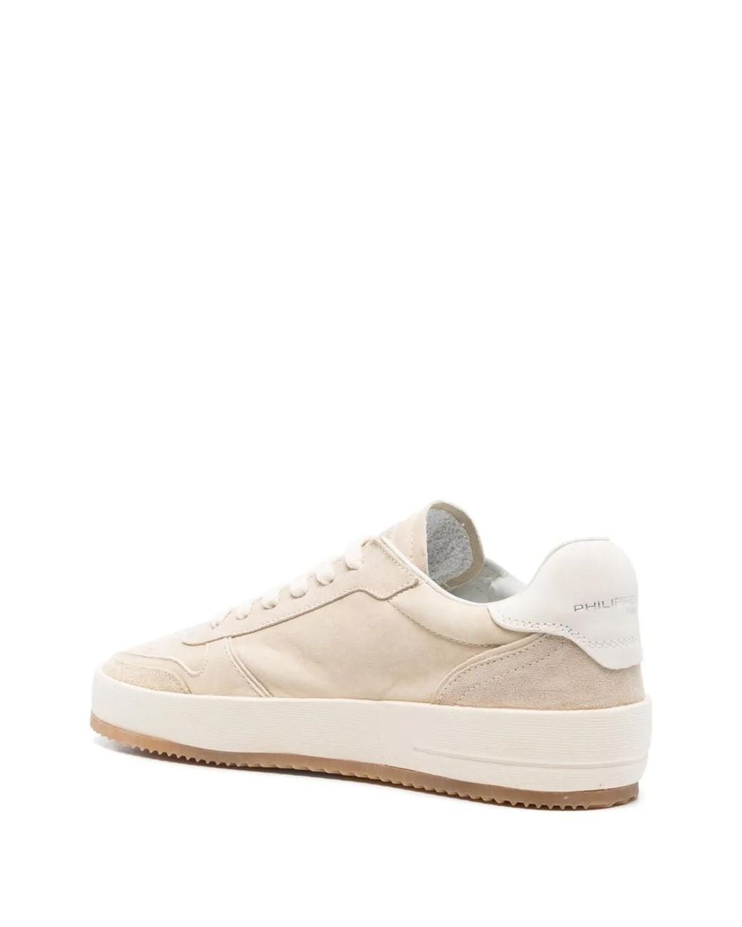 Philippe Model White Flat Shoes for men