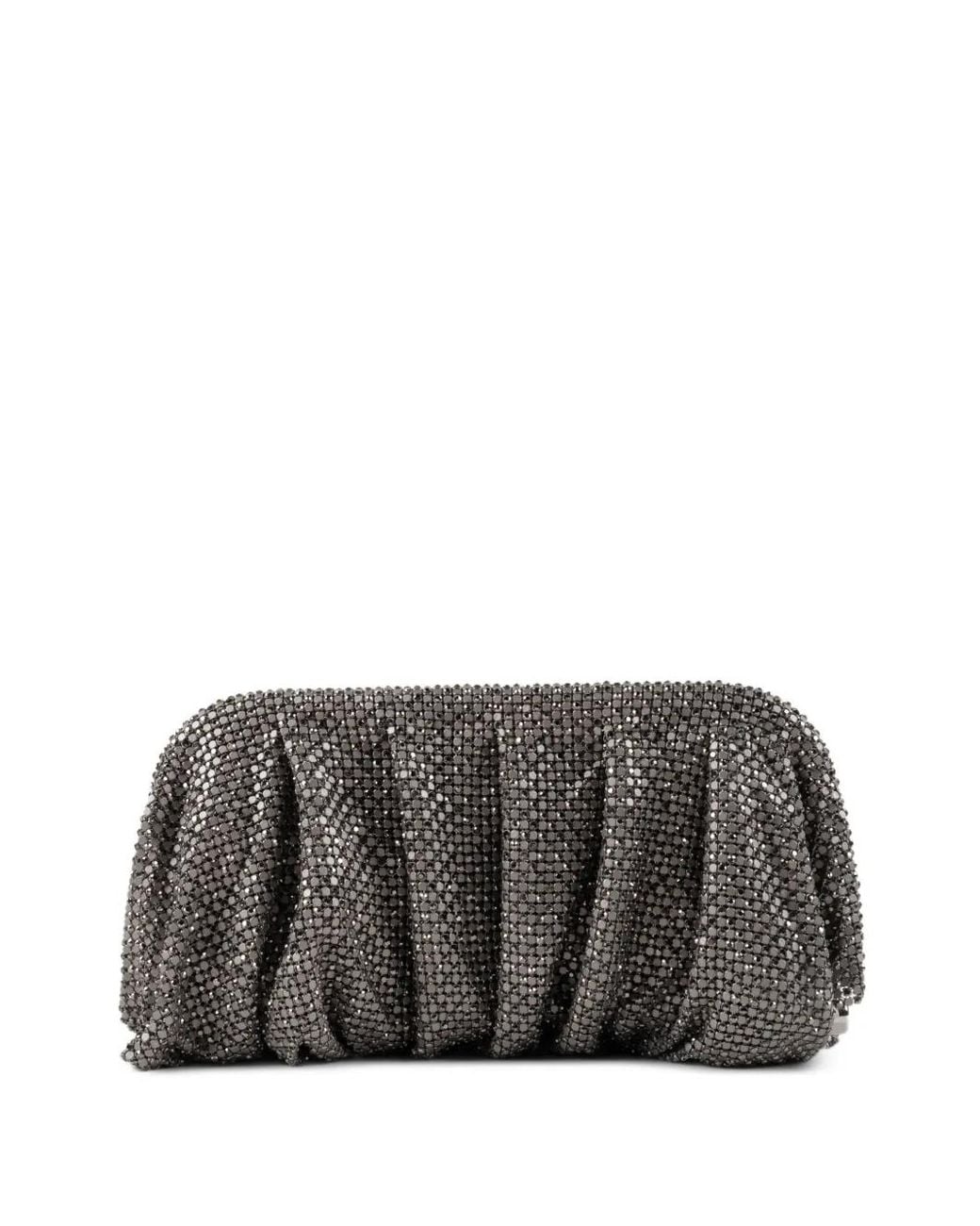 Benedetta Bruzziches Gray La Grande Venus Clutch Bag
