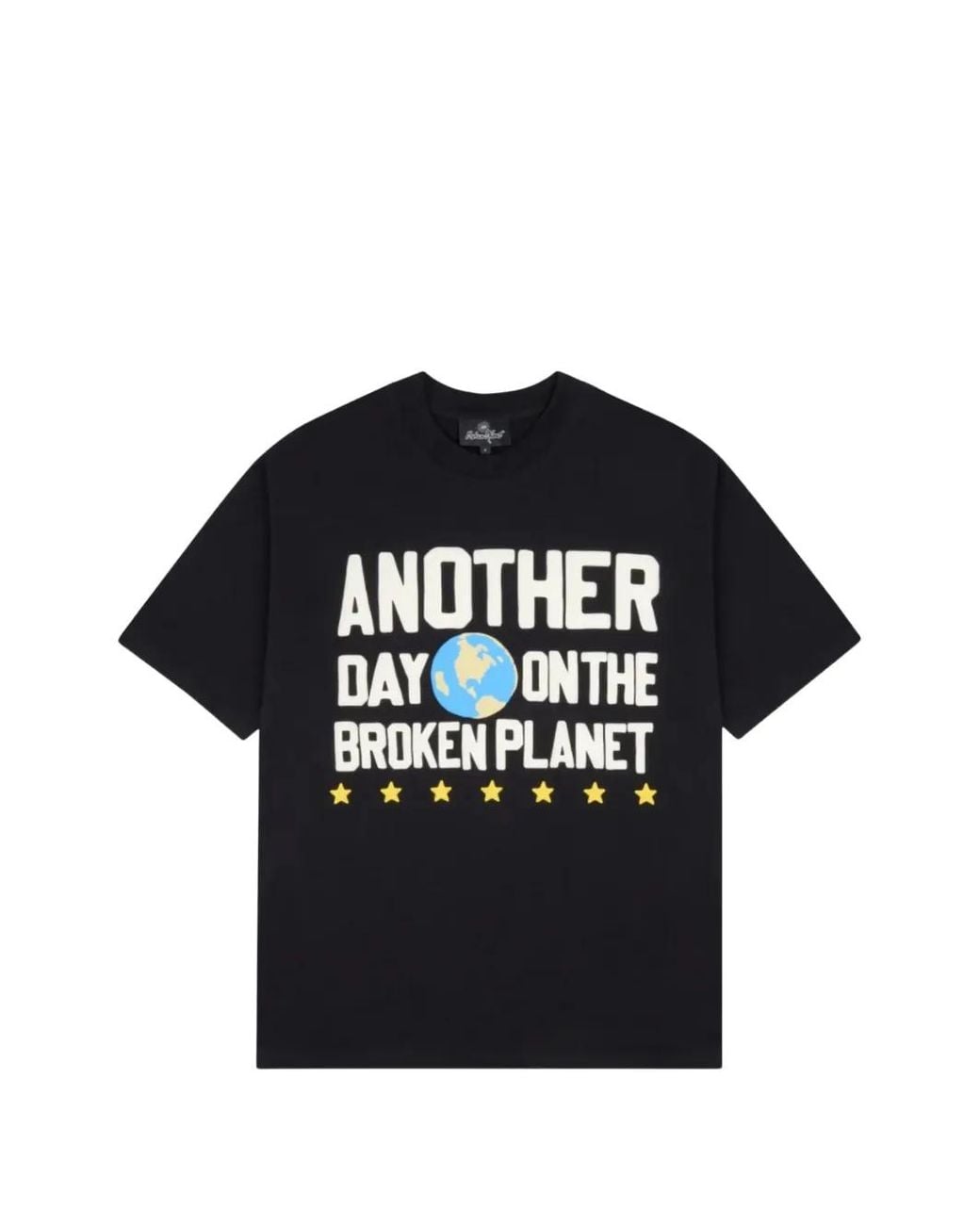 BROKEN PLANET Black Graphic-Print T-Shirt