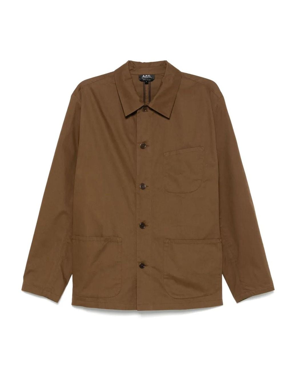 A.P.C. Brown Cotton Jacket for men