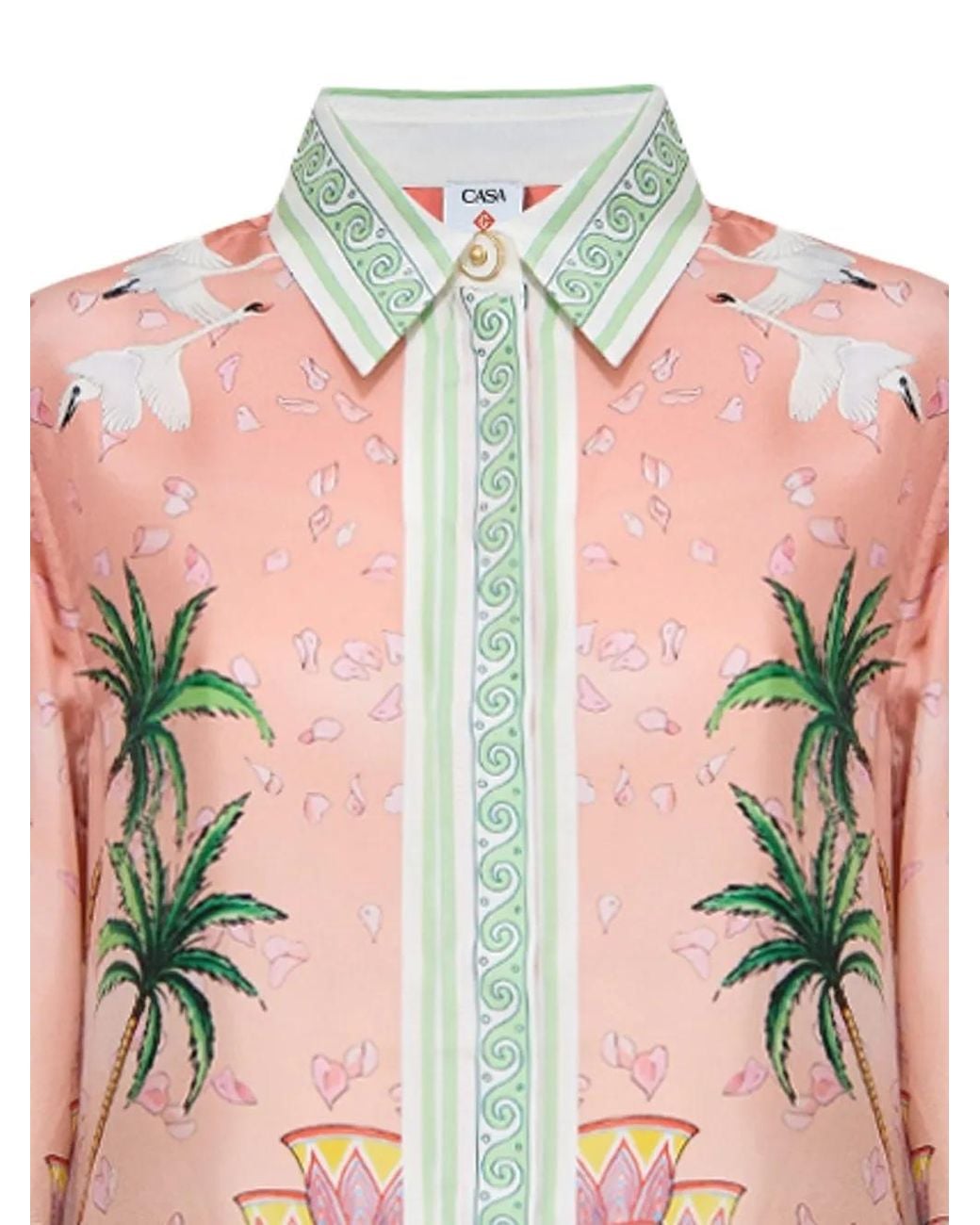 Casablanca White Graphic-Print Mini Dress