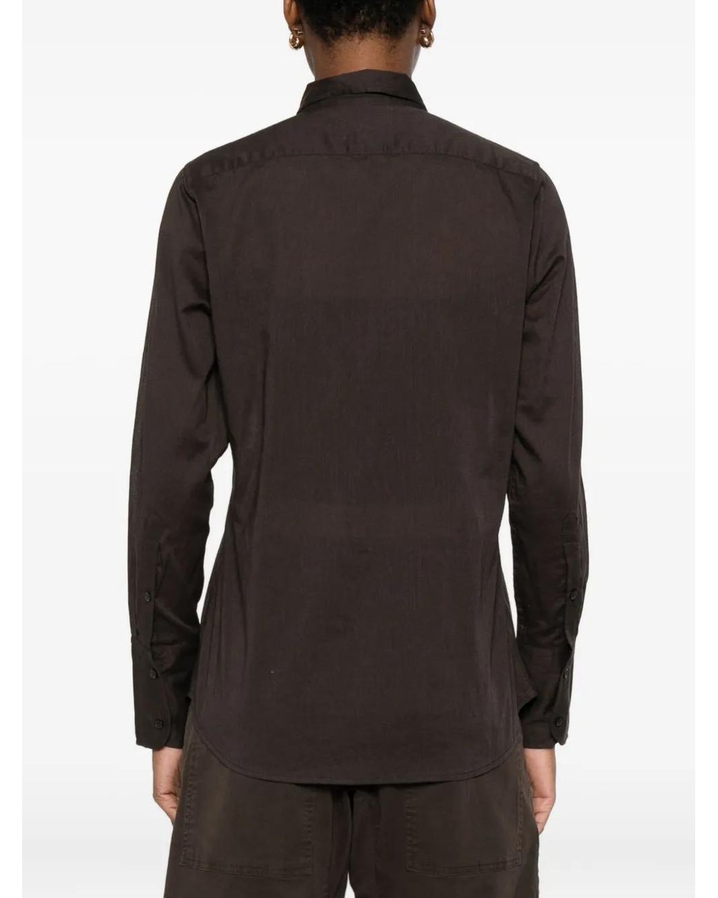 Nili Lotan Button-Up Blouse in het Black