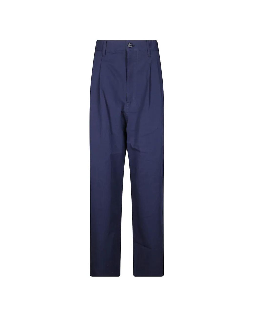 Sofie D'Hoore Blue Darted Loose-Fit Trousers