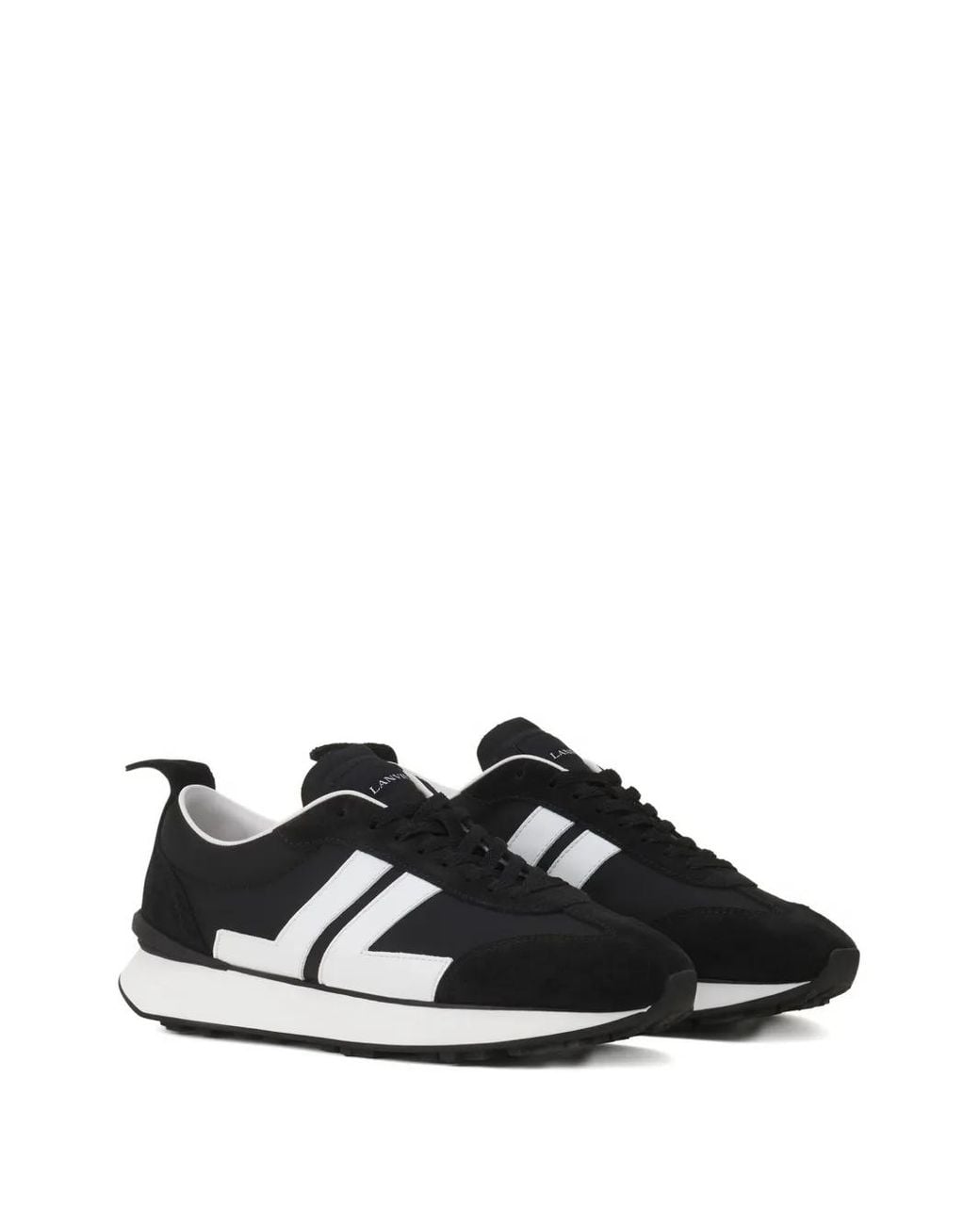 Lanvin Black Bumpr Nylon Sneakers