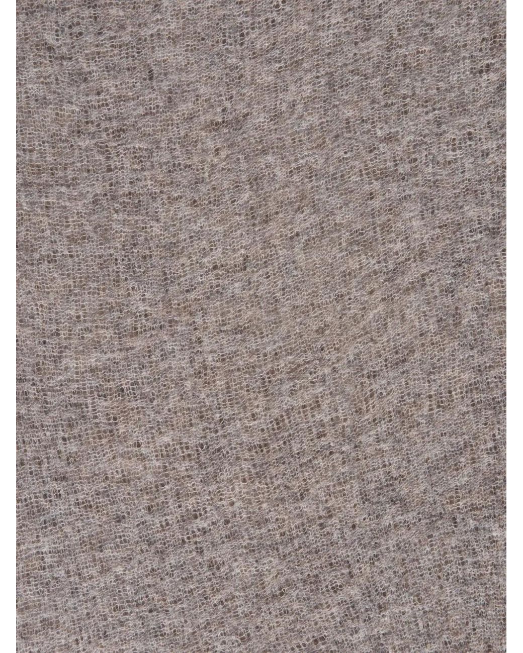 PUR SCHOEN Gray Frayed-Edge Scarf