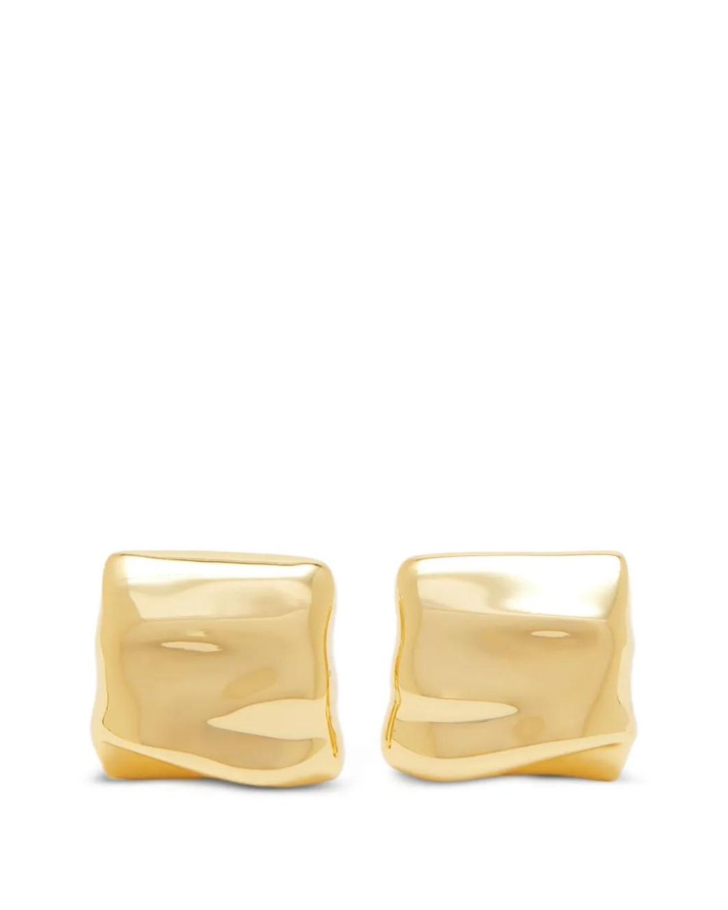 Jenny Bird Natural Hammered Stud Earrings