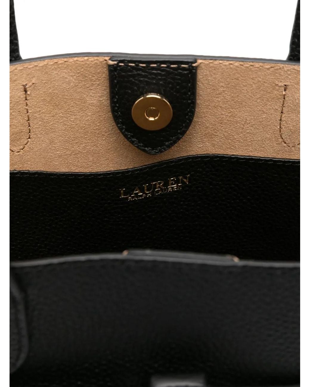 Ralph Lauren Black Small Cameryn Tote Bag