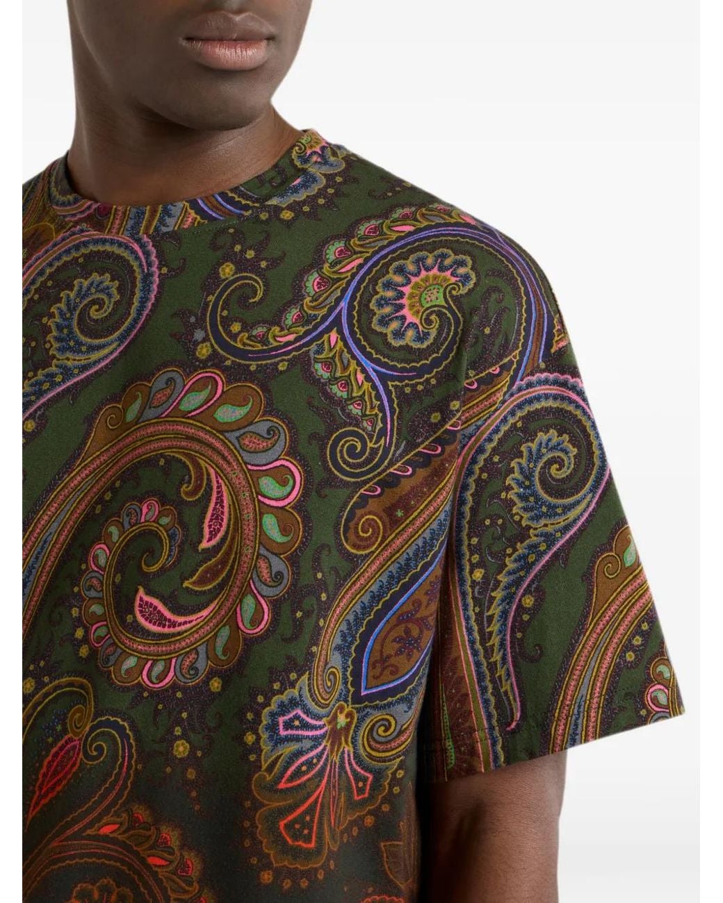 Etro Green Soho T-Shirt for men