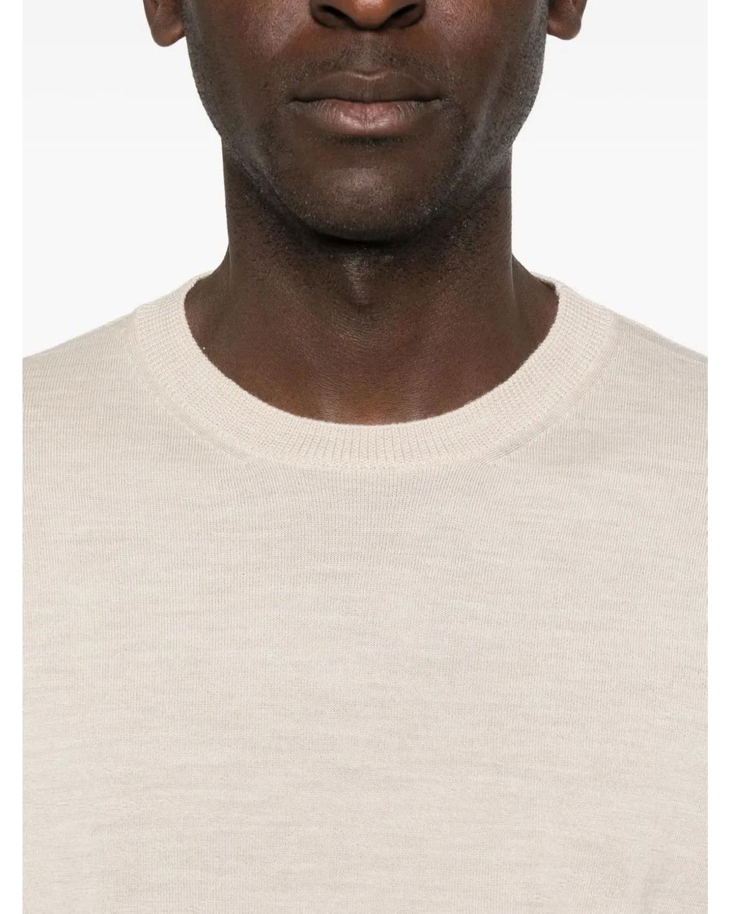 Ballantyne Klassischer Pullover in White für Herren