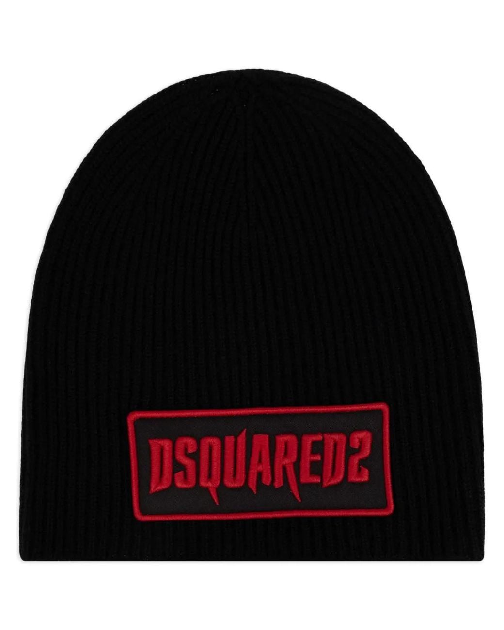 DSquared² Mütze Mit Logo-Applikation in Black für Herren