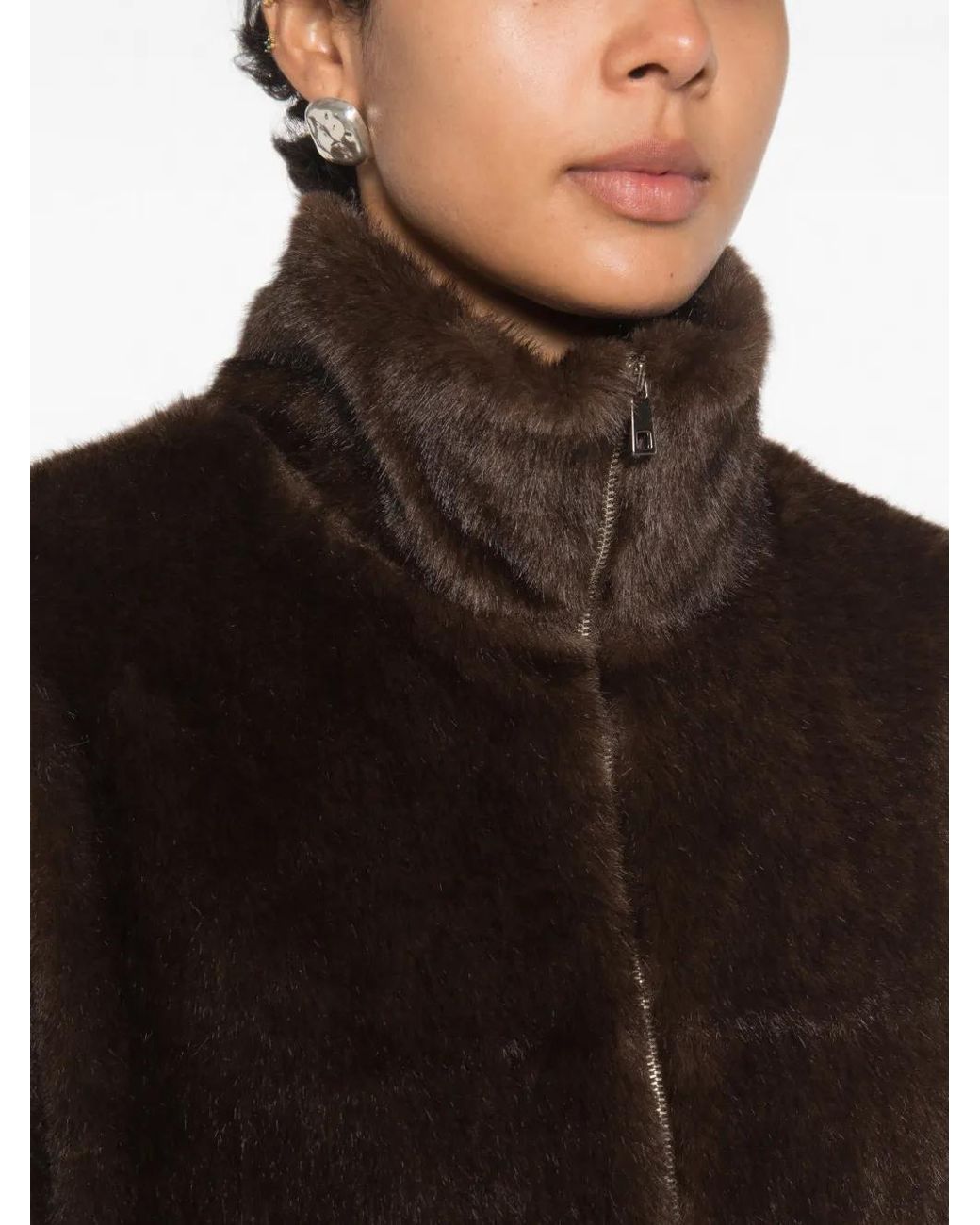 Source Unknown Black Zvika Faux-Fur Zvika Jacket