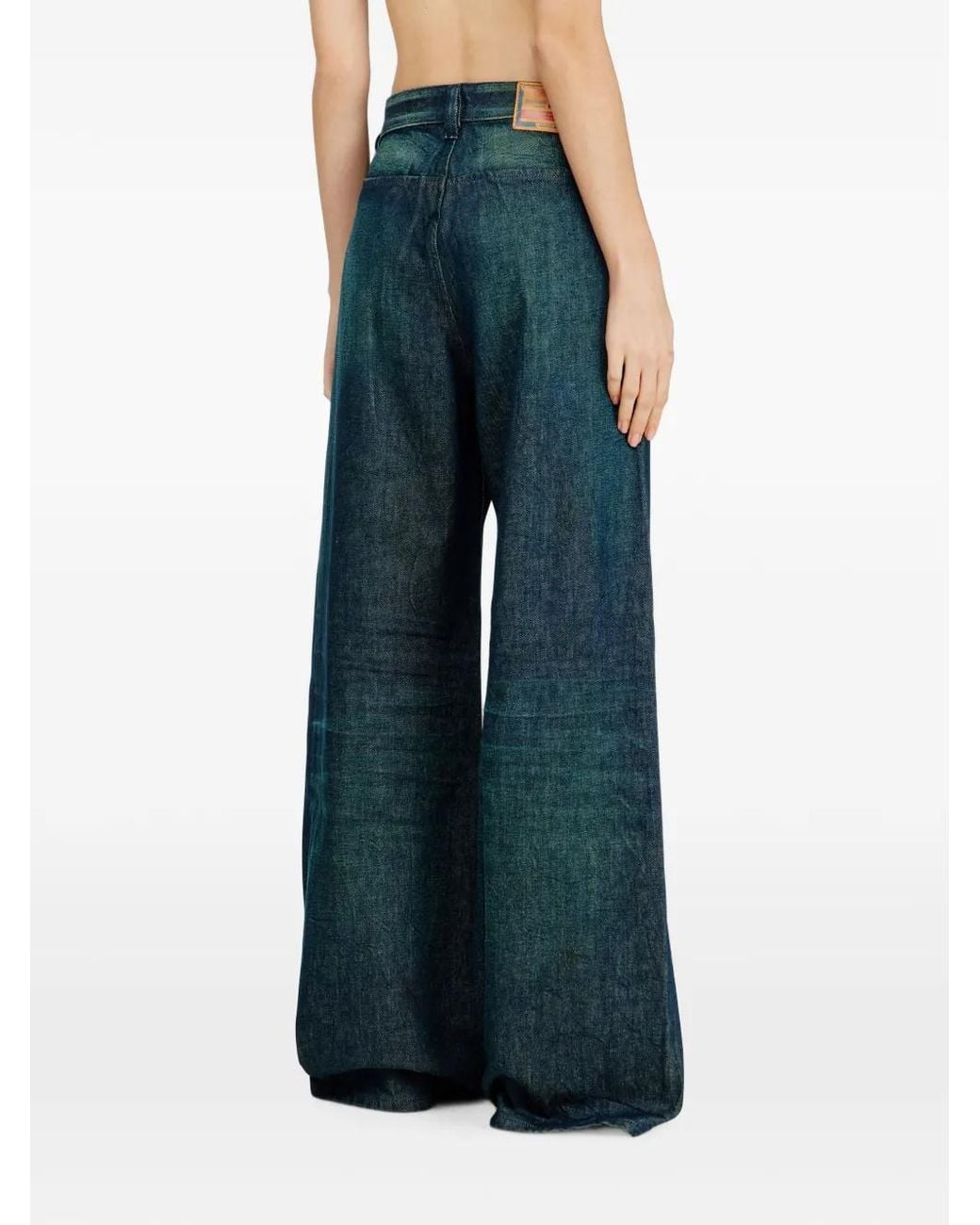 DIESEL Blue 1996 D-Sire Wide-Leg Jeans