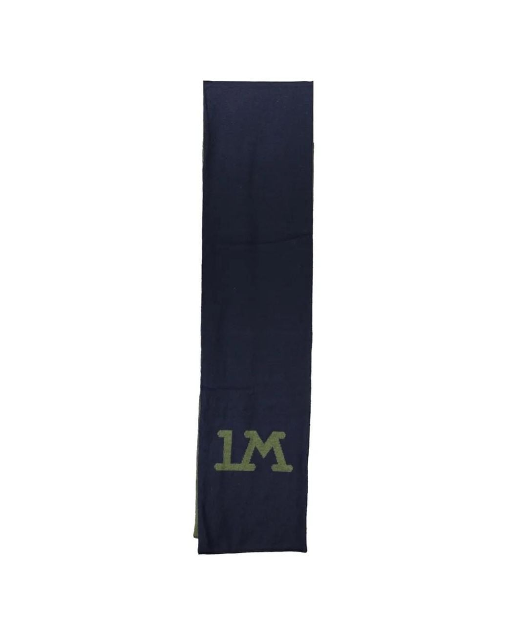 La Martina Blue Écharpe À Logo Imprimé for men