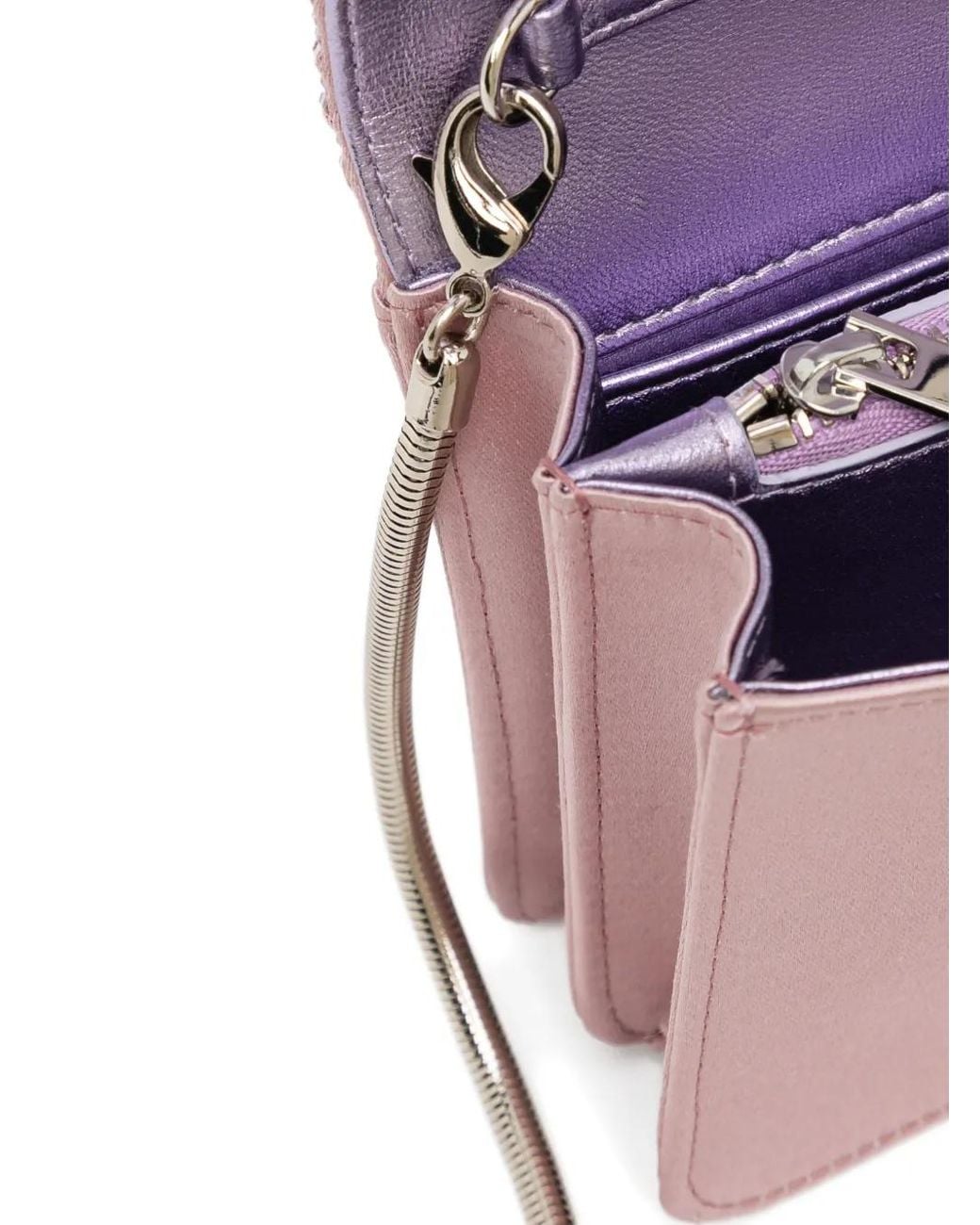 Rene Caovilla Pink Onda Crossbody Bag
