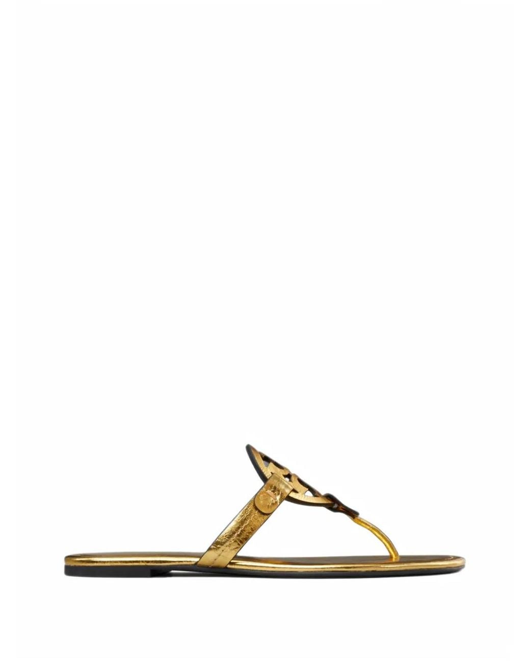 Tory Burch Metallic Miller Sandals