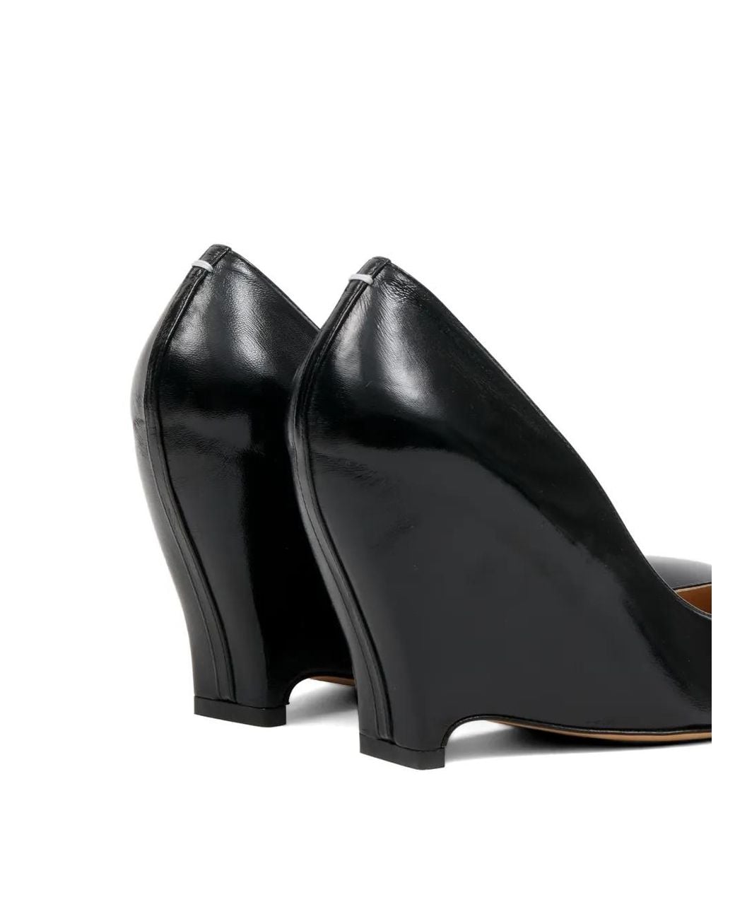 Maison Margiela Black "Heel-Less Pump H55" Decollete Shoes