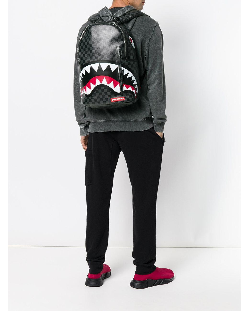 Sprayground Sharks In Paris Bakpack in Black for Men | Lyst