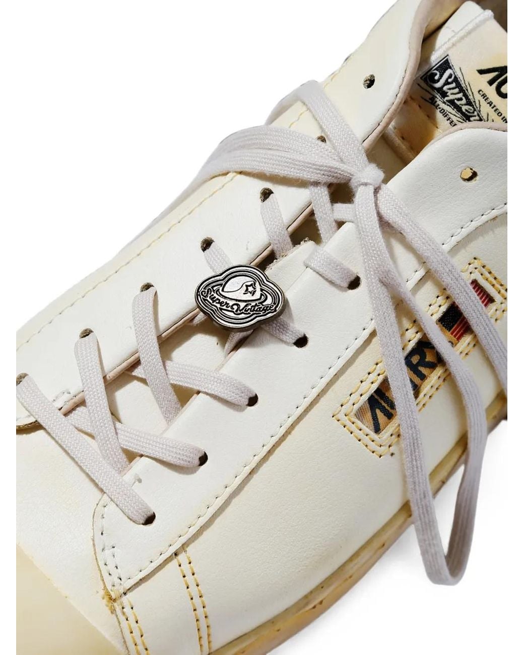 Autry White Dallas Super Sneakers for men