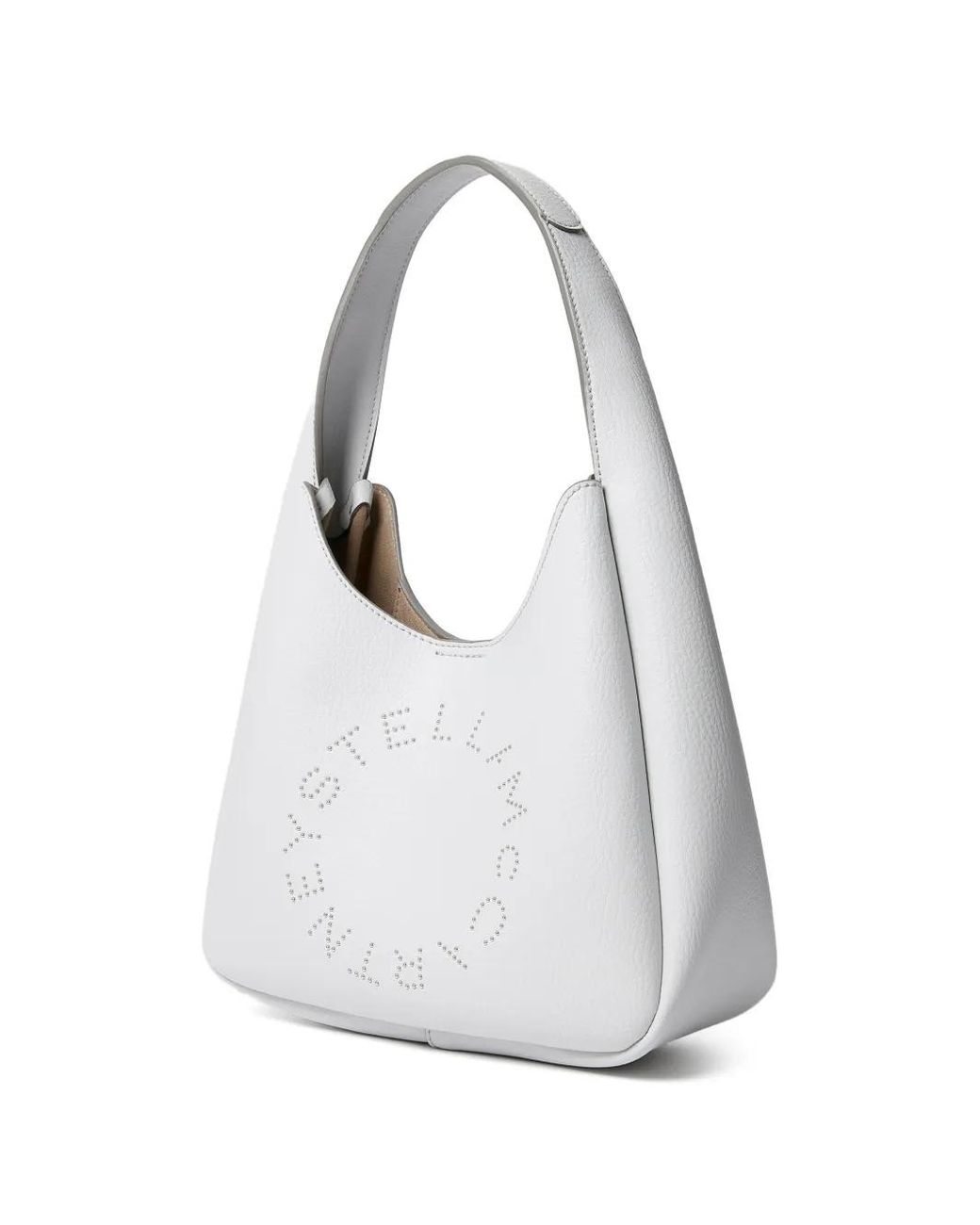 Stella McCartney White Petit Sac À Main À Logo