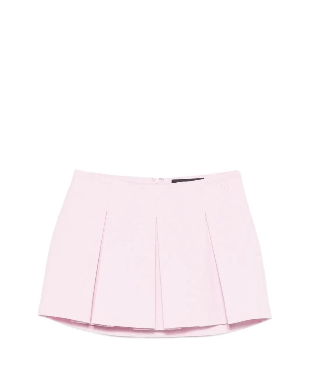 WRSTBHVR Mini-Plooirok in het Pink
