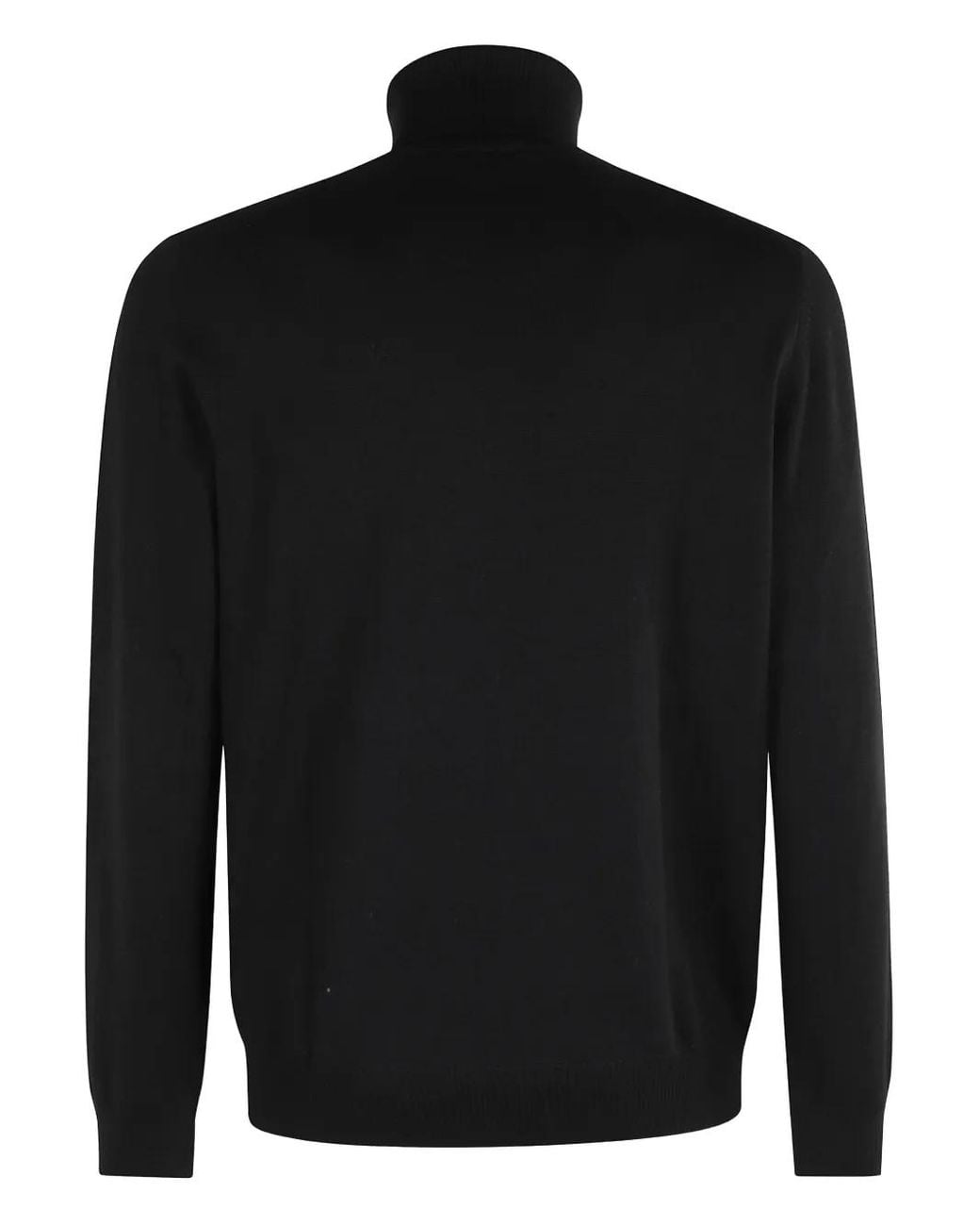 Fay Black Turtleneck Sweater for men