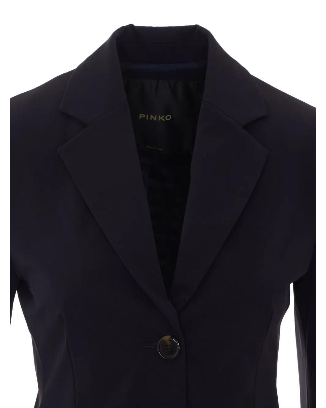 Pinko Blue Polyamide Elastane Jacket