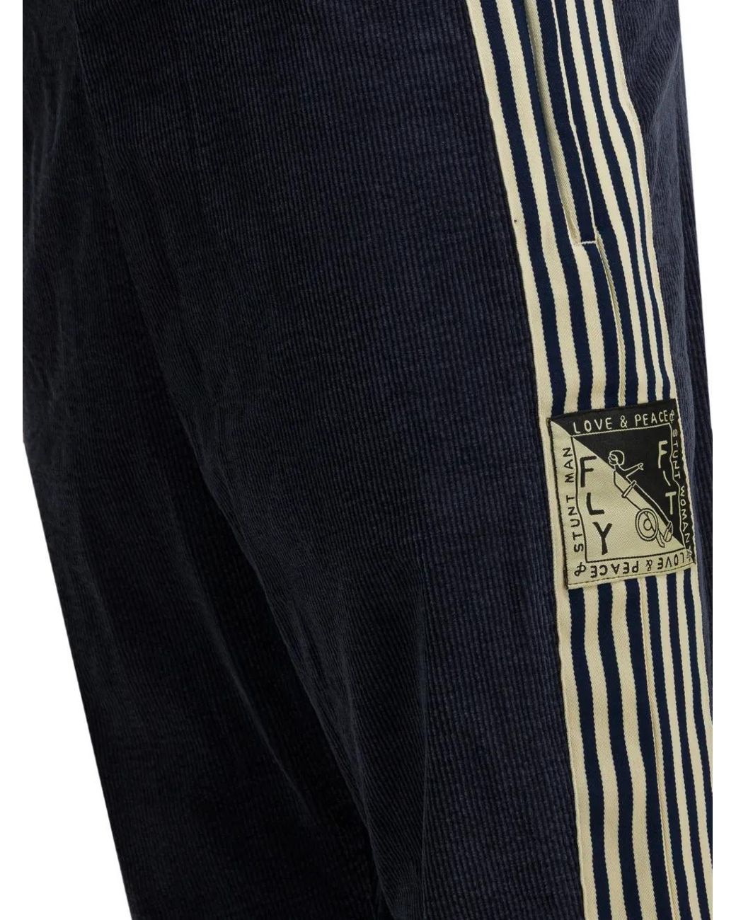 Kapital Blue Corduroy Trousers for men