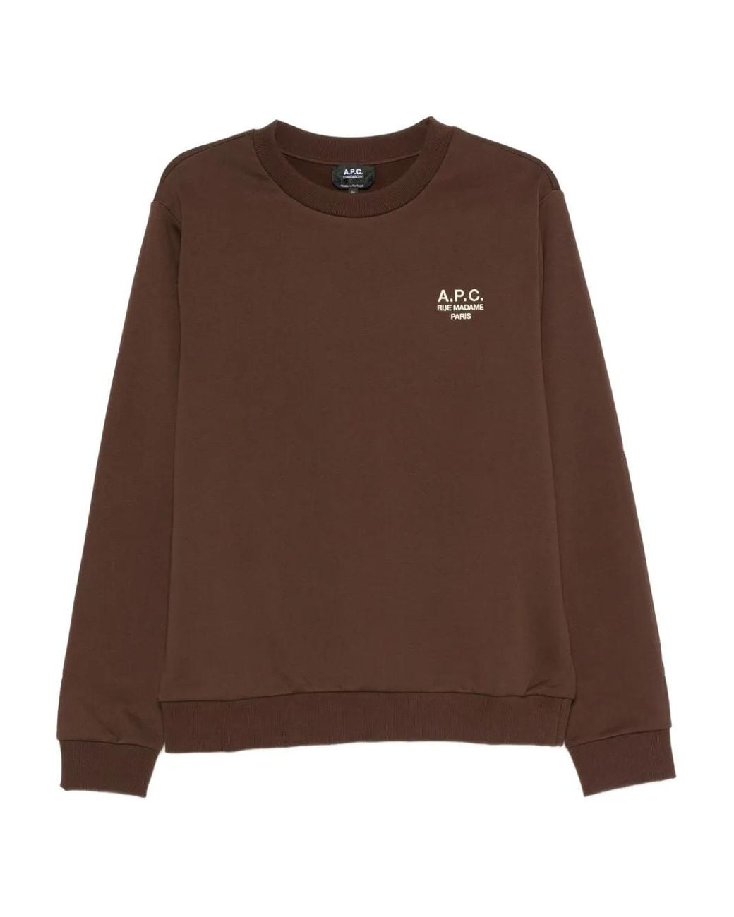 A.P.C. Brown Standard Rue Madame Sweatshirt