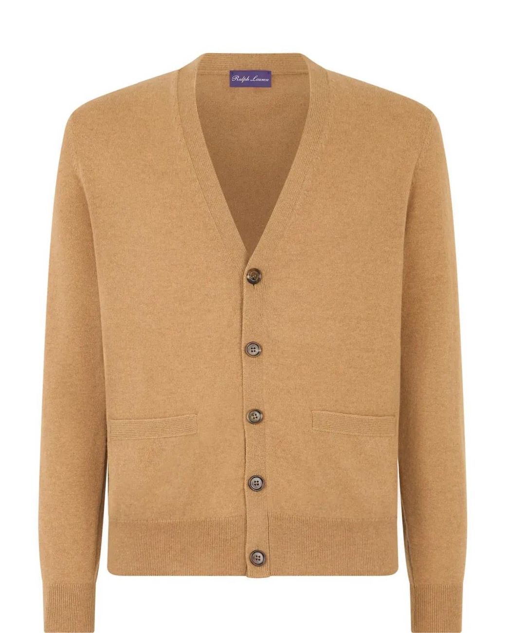 Ralph Lauren Brown Knitted Cardigan for men