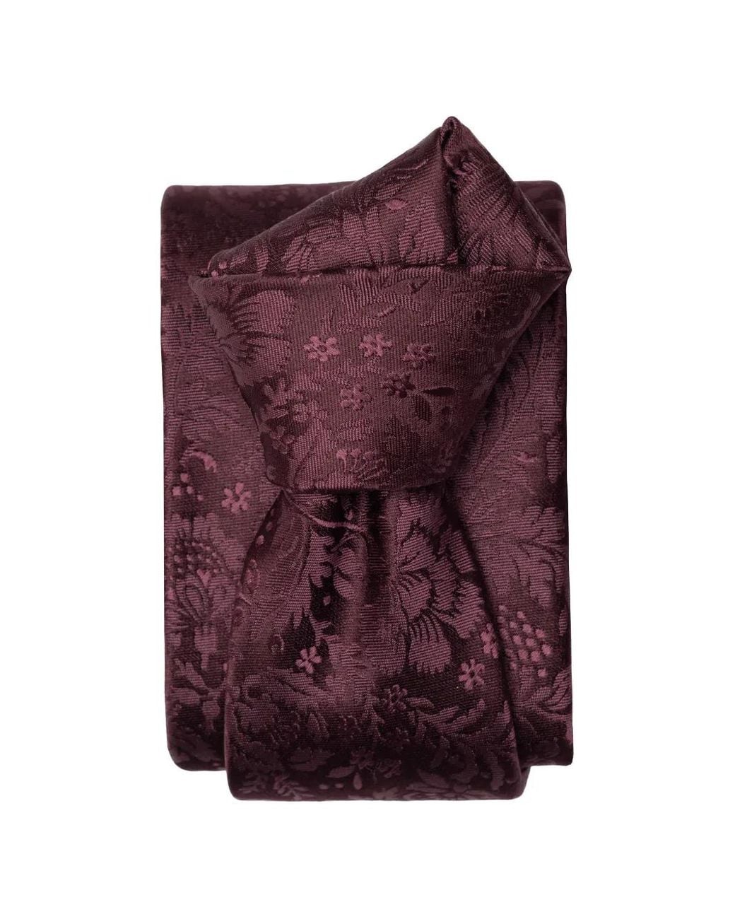 Elizabetta Red Goldoni Floral-Jacquard Tie for men