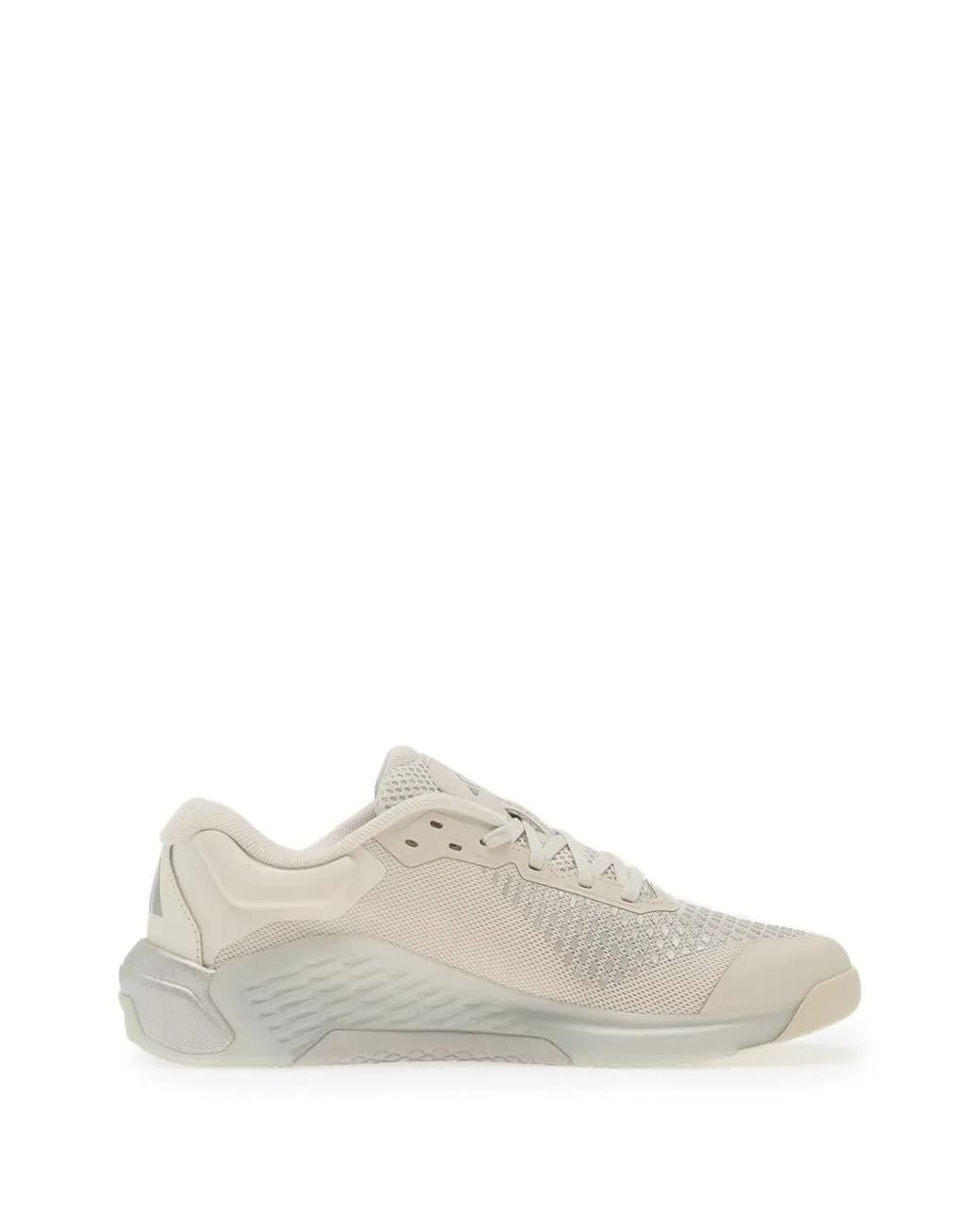 Adidas White Dropset 4 Power Training Shoes